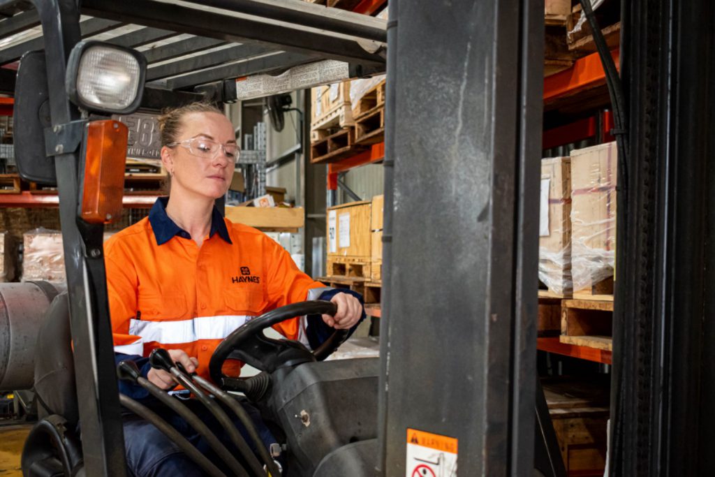 Forklift Driver who got their job with Haynes People