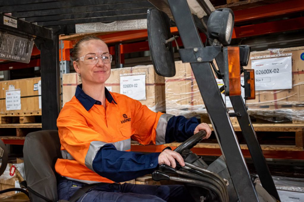 Forklift Driver who got their job with Haynes People